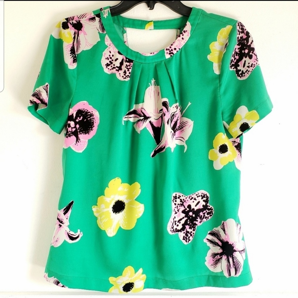 J Crew Floral Top